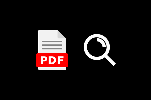 جعل ملف PDF قابل للبحث