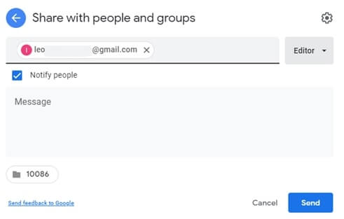عناوين البريد الإلكتروني للأشخاص و المجموعات في الفراغ