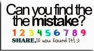 اعثر على الخطأ