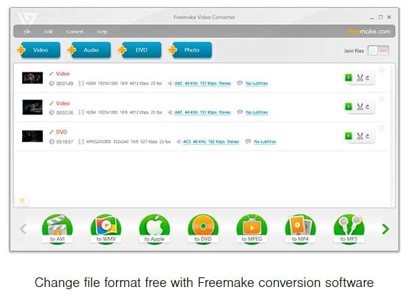 برنامج Freemake Video Converter