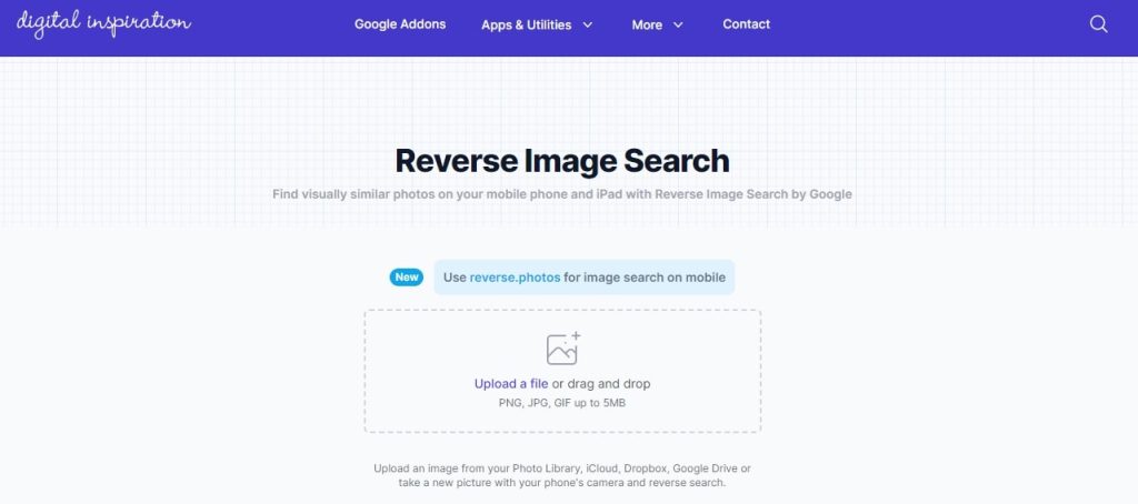 Reverse Photos Image Search