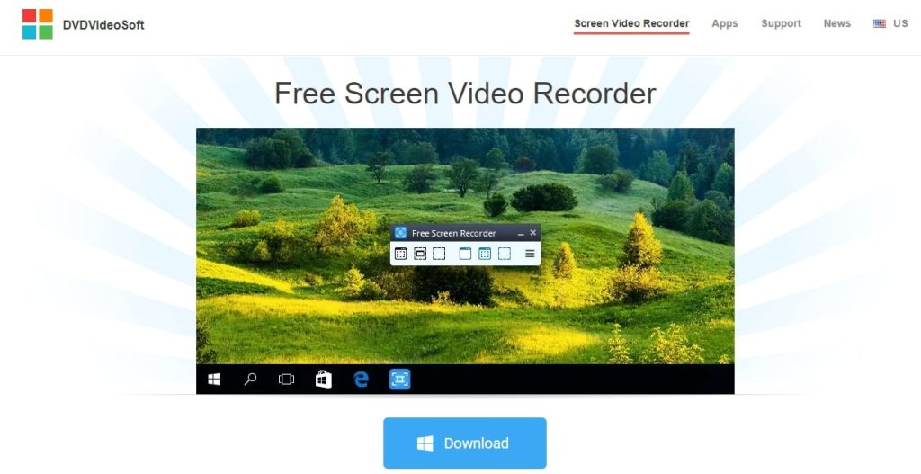 DVDVideoSoft Free Screen Video Recorder