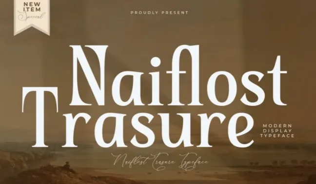 Naiflost Trasure Font