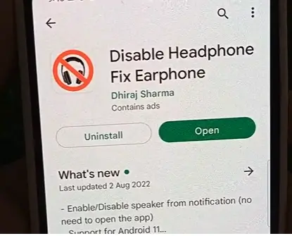 disable headphones