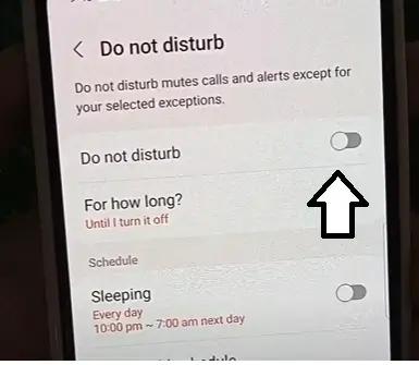 Do not disturb me